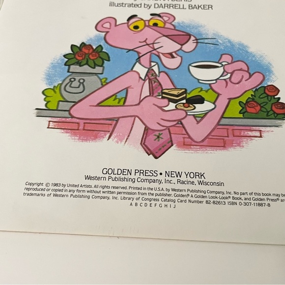 The Pink Panther and the Fancy Party Book A Golden Look Look Book - Picture 11 of 16